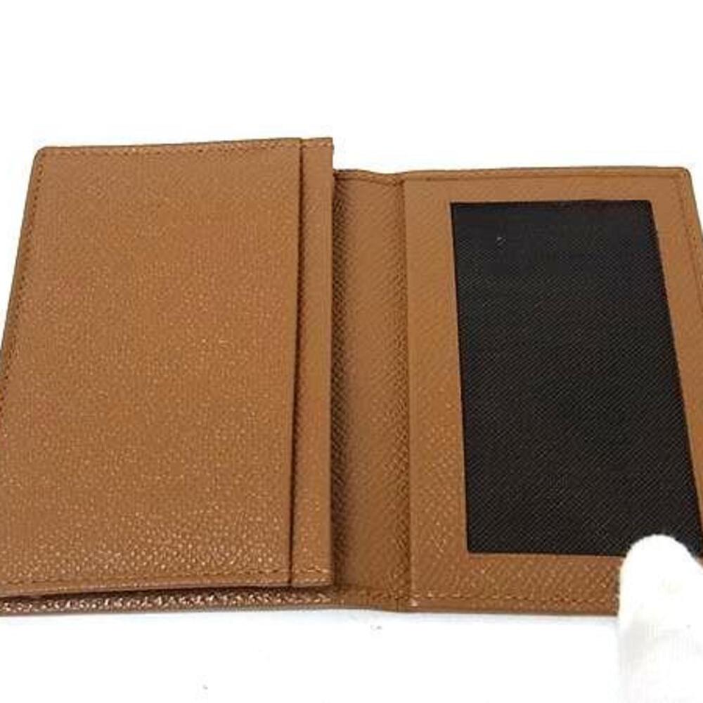 BVLGARI Classico Business Card Case 20357 Brown Leather for Men and Women - Picture 4 of 5
